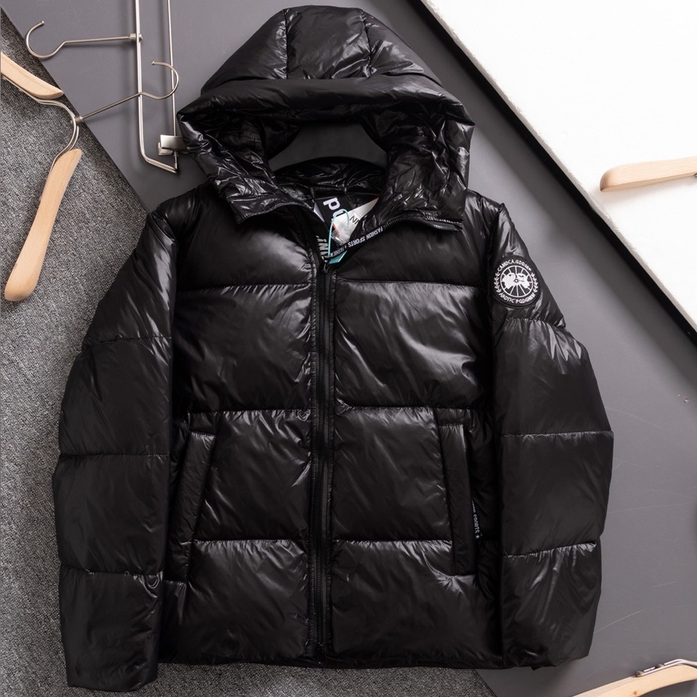 Canada Goose Shiny Black Puffer Jacket